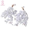 Dangle Earrings All-match Temperament Tassel Streamers Faux Pearl Stud Earrings.