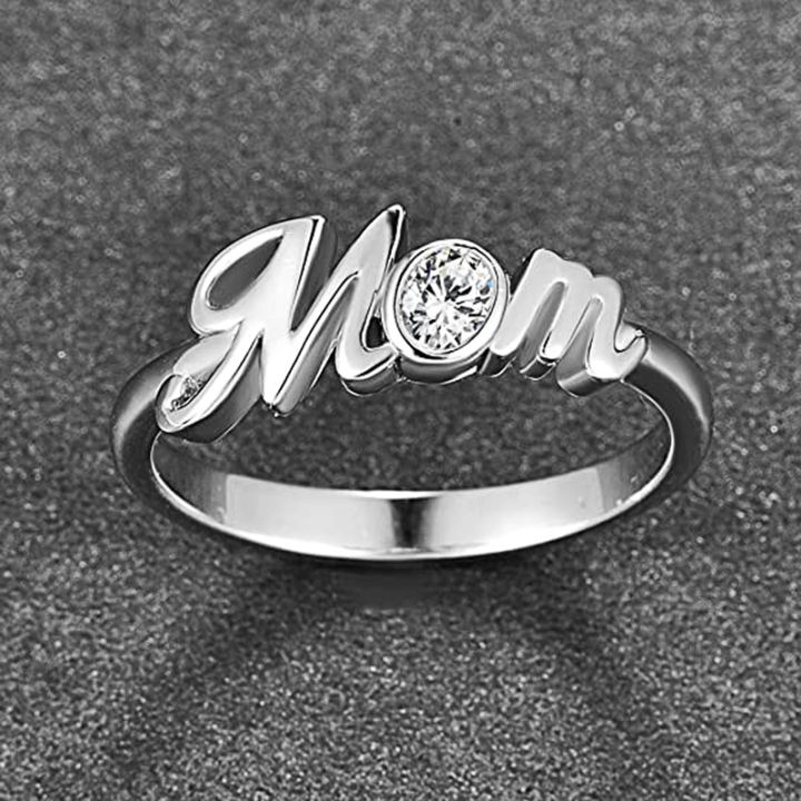 Huitan%20Letter%20Mom%20Rings%20Love%20Gift%20for%20Mother%20Silver%20Color%20Band%20Exquisite%20Finger-ring%20Fashion%20Versatile%20Women's%20Jewelry%20Drop%20Ship%20-%20Image%202