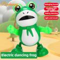 Electric Dancing Frog Toy With Music Lights Dancing Frog Toys For Boys Girls Birthday Xmas Gifts.