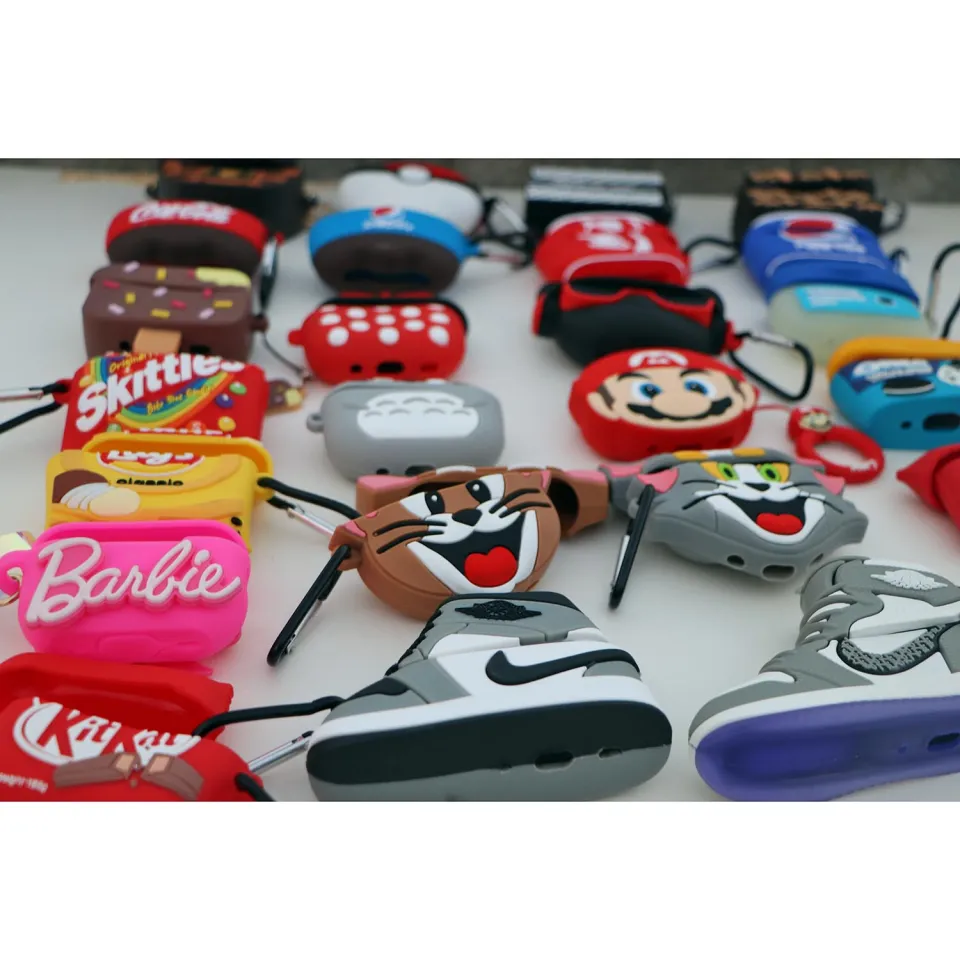 SMAIGE Switch Case Compatible With Airpods Case Cover, Durable Silicone Cute Funny Game Controller Skin Cases Design For Airpods 2/1 Charging Case - View #6