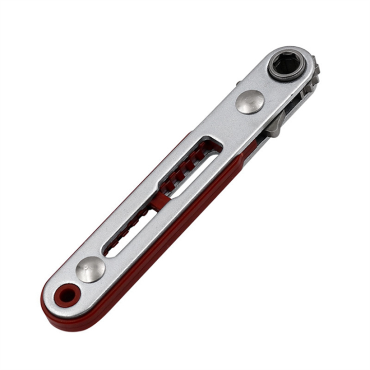 2%20Piece%20Mini%20Quick%20Ratchet%20Wrench%20Set%20Straight/Elbow%20Screwdriver%20Set%20Red%20&%20Silver%20Chrome%20Alum%20Alloy%20Steel%20Has%20Two%20Heads%20-%20Image%206