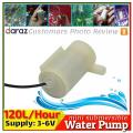Mini DC Water Pump 120L/H DC 5V~6V Operate for Aquariam DIY Auto Handwash. 
