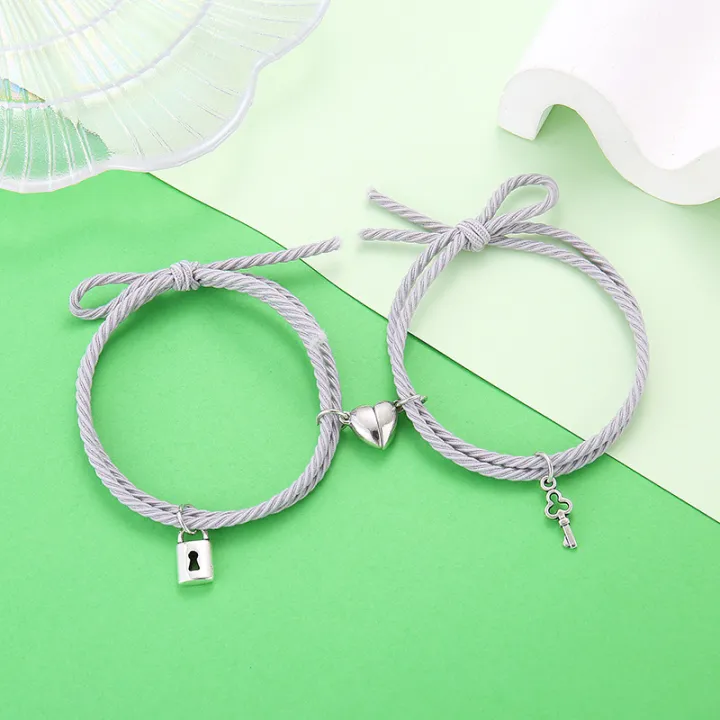 %E3%80%90Hey%20my%20home%E3%80%91Bracelets%20Lovers%20Lock%20Heart%20Braided%20Rope%20Wrist%20Chain%20-%20Image%204