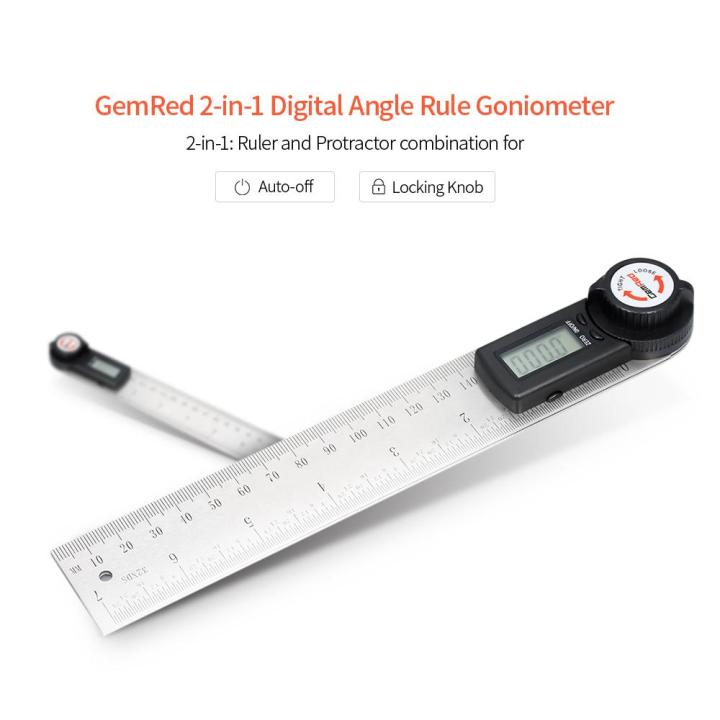 KOGEEK%202-in-1%20Digital%20Angle%20Rule%20Goniometer%20Angle%20Gauge%20Stainless%20Steel%20Angle%20Finder%20Clinometer%20Digital%20Display%20Angle%20Ruler%20in%20200mm%20Length%20-%20Image%204