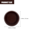 12 Pcs Square Carpet Fixed Casters Round Rug Rubber Feet Furniture Plastic Compact Chair Wheel Stopper.