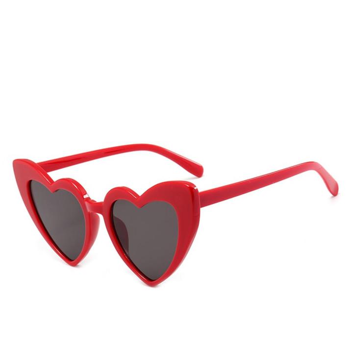 Round Sunglasses Heart Sunglasses Women brand designer Sun Glasses