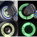 Car Ignition Switch Cover Luminous Key Ring Hole Cover Sticker. 