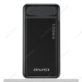 AWEI P5K Portable Power Bank 10000mAh Power bank Dual USB A Type c Micro Dual input Fast Charge.