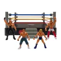 Mini Wrestling Ring Battle Pack-Play Set With Action Figures DIY Realistic Wrestler Building Pretend Play Educational Toy. 