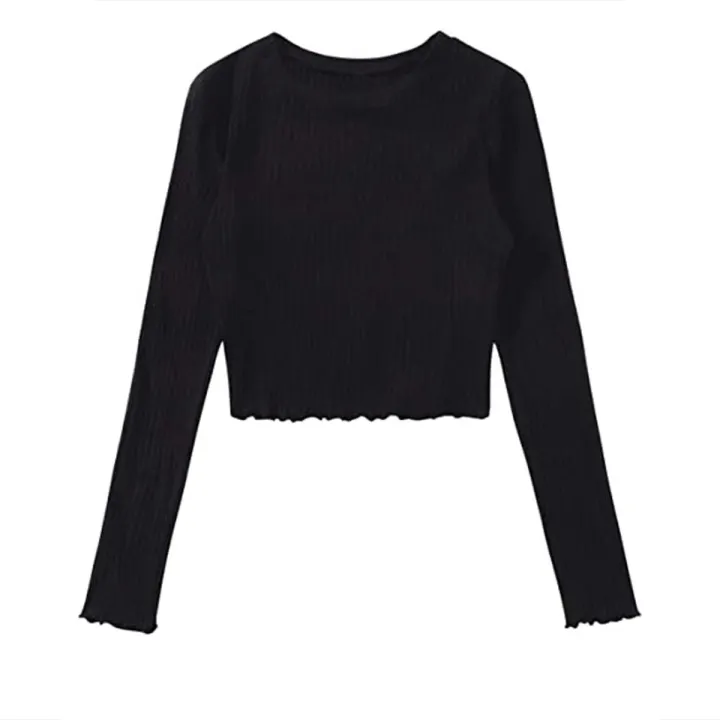Ladies%20Long%20Sleeve%20Crop%20Top%20T-Shirt%20for%20Women,%20Available%20in%20M,%20L,%20XL%20Sizes%20-%20Image%204