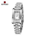 REWARD Brand Fashion Business Waterproof Stainless Steel Strap Quartz Women's Watch. 