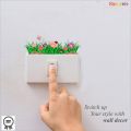 Flower Switch Board Panel Stickers for Home and Office - Total Pack Off -7 Designs.