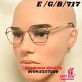New Men Fashion Eyeglasses Best Reading glasses Classic New Design Transparent glass Best Premium Quality Man Endgame Cutout White -Eyeglass Glass Latest Trends Eye Glass Frame Unisex.