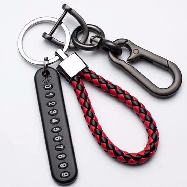 Special Phone Number Anti-Lost Phone Number Key Ring Keychain for Car and Motorbike