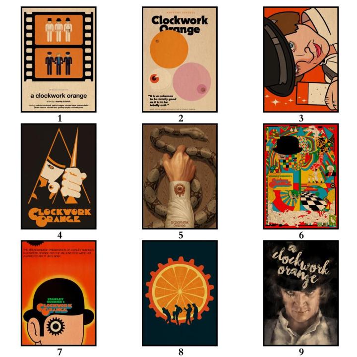 43%20Designs%20Crime%20Film%20A%20Clockwork%20Orange%20Kraftpaper%20Poster%20Artwork%20Homedecal%20Fancy%20Wall%20Sticker%20for%20Coffee%20House%20-%20Image%202