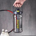 1500/2000ML Water Bottle With Straw Outdoor Sports Drinking Bottles Large Capacity Plastic Cup Outdoor Cup Fitness Water Bottle jingu. 