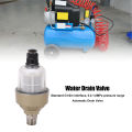 Water Drain Valve, G1/2in Air Filter Drain Valve Slot Structure with Aluminum Cover for Pneumatic Devices. 