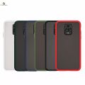 For Xiaomi Poco M2 Pro - Soft Silicone Bumper Luxurious Translucent Smoky Matte Shockproof Back Cover Case (Back Case Cover For Smartphone). 