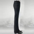Men Flared Boot Cut Trousers Business Casual Classic British Style Office Comfortable Kahki Black Slim Formal Suit Bottom Pants. 