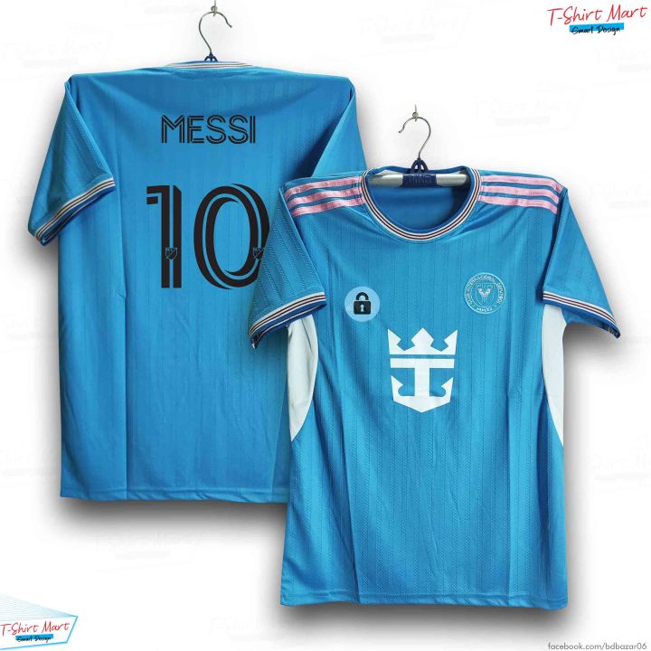 Inter Miami Messi 10 Thai Premium Football Jersey For Men - Half Sleeve Colla Polo Club Jersey - Inter Miami Messi 10 Jersey 2026
