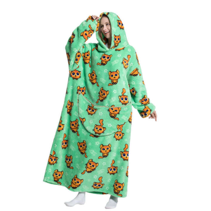 Blanket%20clothing,%20hooded%20cartoon%20pamas,%20warm%20pullover,%20lazy%20TV%20blanket,%20thickened%20oversize%20hoodie%20-%20Image%205