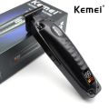Kemei KM-1578 Men's Haircut Machine USB Charging Hair Cutting Machine Professional Hair Clipper LCD Display Hair Trimmer Machine.