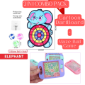 Combo Pack Elephant Dart Board + Maze Ball Stress Relief Game. 