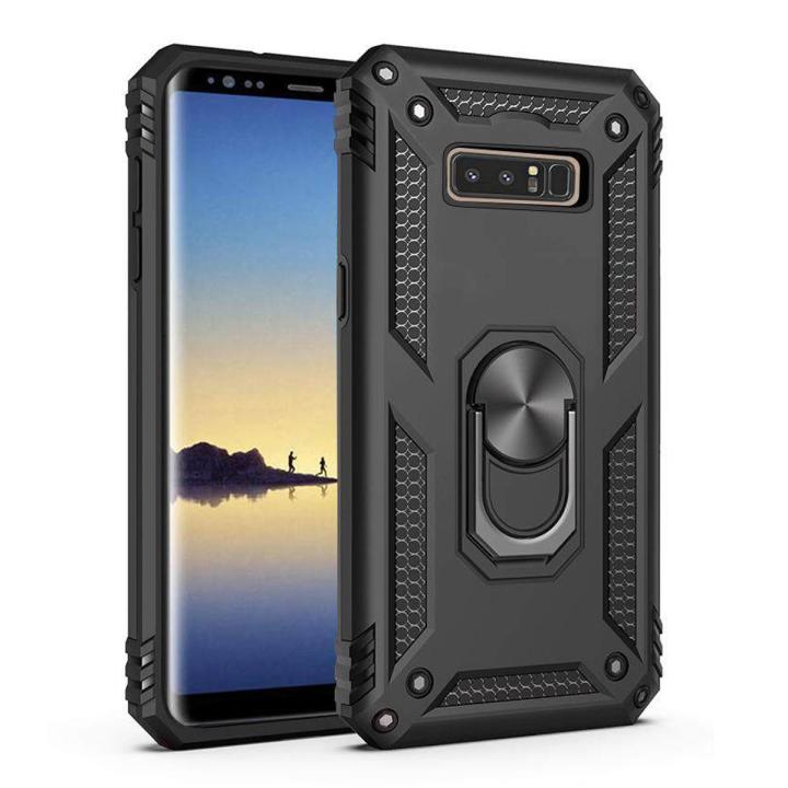 Luxury Armor Shockproof Case For Samsung Galaxy Note 8 Case Hybrid For Samsung Note8 Case Metal Ring Cover