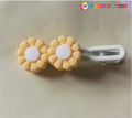 Unique cute hair pin hair clip Apple slice, Lotus root slice, pistachio nut, melon seed, short Corn shape hair accessories.