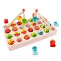2 in 1 Magnetic Fishing Game Alphabet Number Sorting Puzzle Kids Education Toy Catch Worm Educational Puzzle Toys. 
