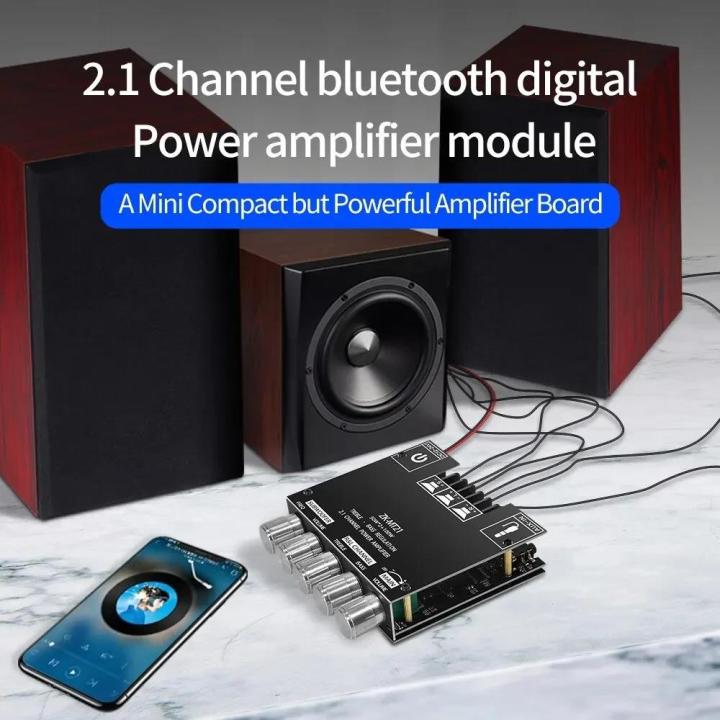 ZK-MT21%20Digital%20Power%20Amplifier%20Board%202x50W+100W%202.1%20Channel%20Subwoofer%20AUX%2012V%2024V%20Audio%20Stereo%20Bluetooth%205.0%20Bass%20Amplifier%20-%20Image%203