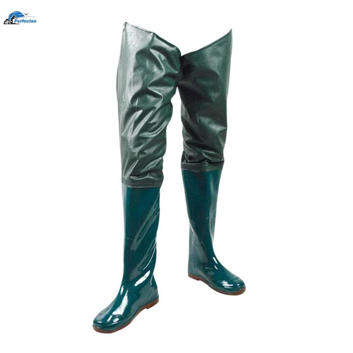Nylon%20Fly%20Coarse%20Fishing%20Hip%20Waders%20With%20Boots%20Wading%20Sock%20Boots%20Stocking%2037%20-%20Image%202