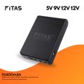 FiTAS DC Mini UPS 5V 9V 12V 12V With TYPE-C Fast Charging.