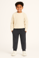 Toddler Boys Elastic Waist & Cuffed Ankles Fleece Sweatpants From Levin.