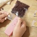 2 In 1 Heat Sealer Mini Handheld Sealing Vacuum Machine Portable USB Charging Food Snack Plastic Storage Bag Sealer Packing Bag. 