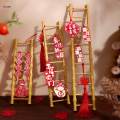 Mini Ladder Figurine Doll House Accessories for Shelf Micro Landscape Office. 