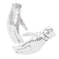 Fashion Boy Girl Men Woman Sequin Hat Bow Tie Gloves Cowboy Birthday Party Cap Jazz Dance Show Props Costume Carnival Decoration.
