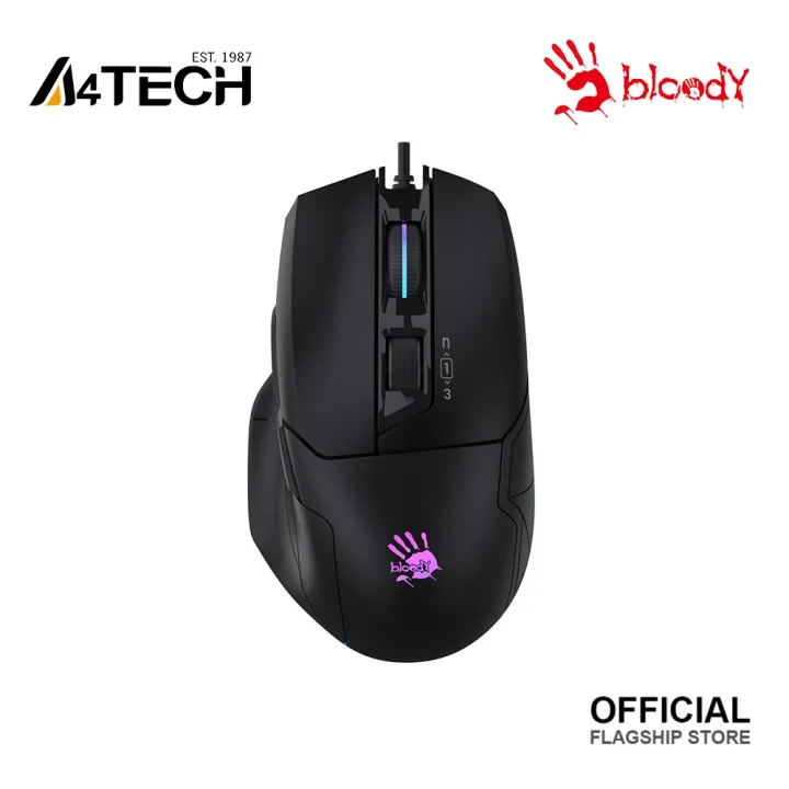 A4tech%20Bloody%20W70%20Max%20RGB%20Gaming%20Mouse%20-%20RGB%20Gaming%20Mouse%20-%2010000%20CPI%20-%205%20RGB%20Effects%20-%202000%20Hz%20Report%20Rate%20-%204M%20Memory%20-%20Extra%20Fire%20Wheel%20-%20Black/White%20-%20Image%202