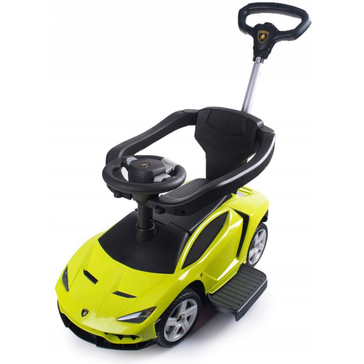 Baby Car 3 in 1 Kids Ride on Car Push & Pull Lamborghini Centenario with Multifunctional Parental Handle Bar & Music Perfect Gift for Children