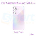 For Samsung Galaxy A35 5G Back Panel Housing With/Without Camera Glass Back shell Replacement Spare Parts-Black. 