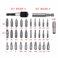 Broken Screw Extractor Set Silver & Black 33 Screw Removal Tool Sets Hardware Tools are Used to Easily Remove Broken Screw.