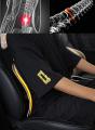 Mesh Ventilation Wooden Back Rest with Elastic and Belt Support For Car Seat, Office Chairs, home.