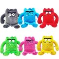 6pcs/set 6 Colors Kawaii The Color Monster Plush Doll Children Monster Color Emotion Plushie Stuffed Toy For Kids Birthday Gifts.