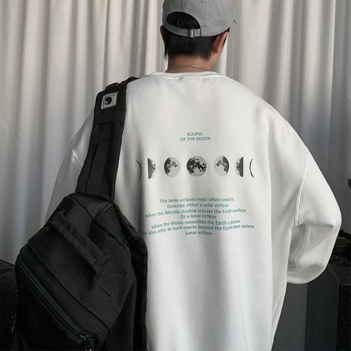 ins%20trendy%20brand%20crewneck%20sweatshirt%20men's%20Korean%20version%20trend%20simple%20autumn%20new%20hoodless%20loose%20autumn%20loose%20upper%20clothes%20-%20Image%204