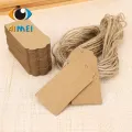 4.5X9Cm Blank Paper Kraft Tags For Clothing Hang Tag For Wedding Gift Wishes Cards For Baking Decoration Tags Price Lists 100Pcs. 
