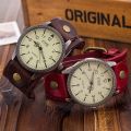 CCQ Vintage Cow Leather Bracelet Watch High Quality Antique Women Wrist Watch Luxury Quartz Watch Relogio Feminino. 