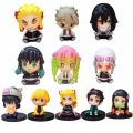 4-5cm Demon Slayer figure Tanjiro Nezuko figurine Inosuke Zenizu Action Figure Q Ver. Sitting kimetsu no yaiba figures Model Toy Moonlight Shines. 