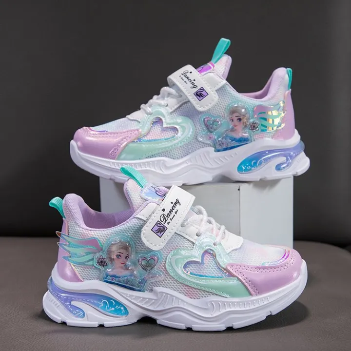 Girls'%20sneakers%202023%20spring%20and%20autumn%20new%20mesh%20breathable%20and%20versatile%20solid%20sole%20dad%20shoes%20for%20medium%20and%20large%20children%20-%20Image%202
