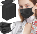 Black Surgical Masks, 50Pcs Box - Mask.