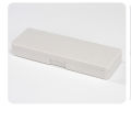 Transparent Pencil Case Easy-to-use 19.3*6.3*2cm Plastic Pen Box PP Stationery Holder for School Supplies Desk Organization. 